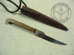 KS-004 Nóż średniowieczny w drewnianej oprawie