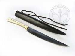KS-067 Nóż średniowieczny w kościanej oprawie